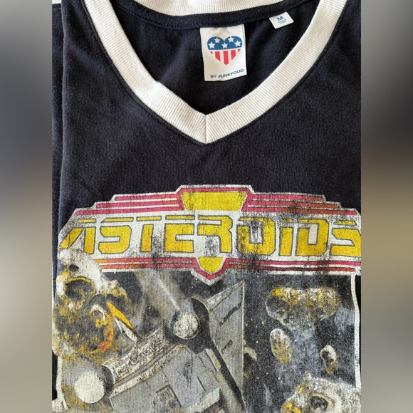 Junkfood Asteroids Game Gen X Tee SZ M - Picture 5 of 5